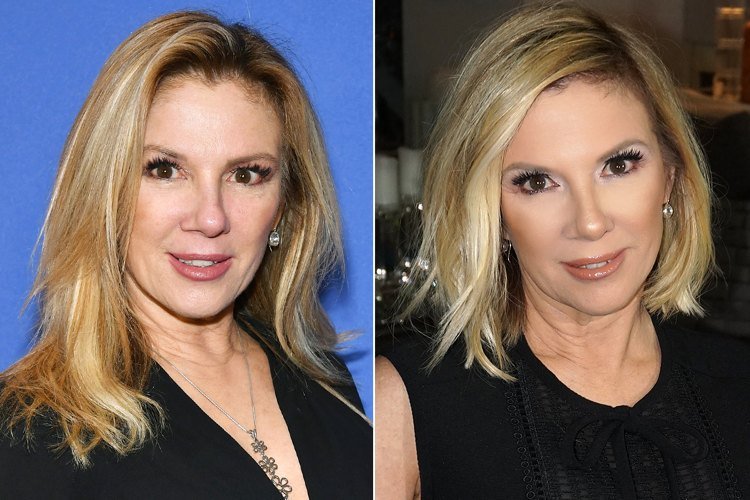 Účesy Boba od 50 blond Ramona Singer