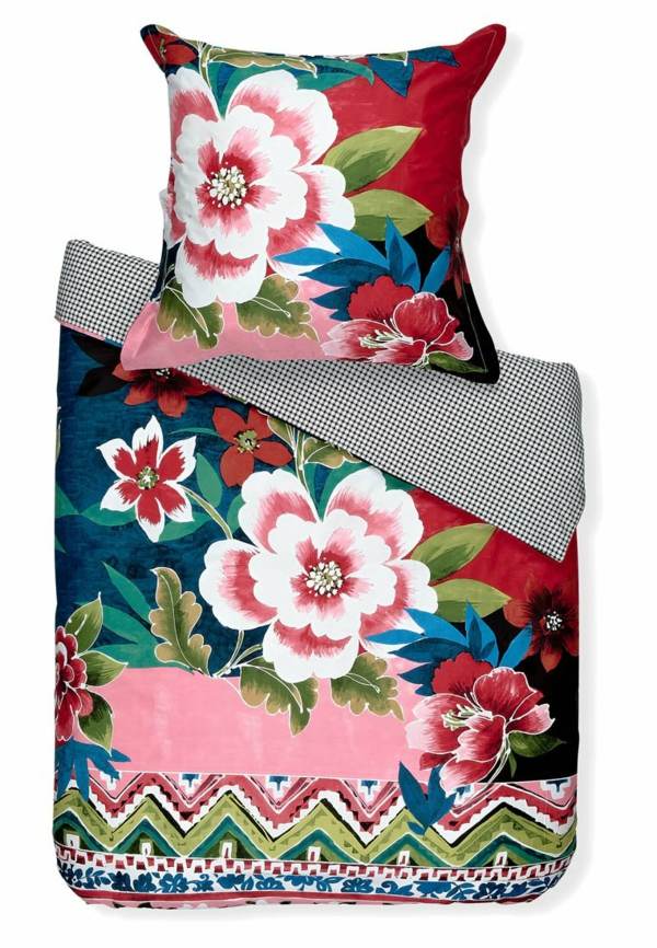 Nábytok do spálne zdobenie nápady posteľná bielizeň Essenza Maui Nábytok do obývačky nápady na dekoráciu posteľnej bielizne