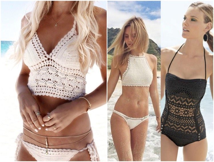 boho-bikiny-háčkované-šik-jednodielne-dvojdielne