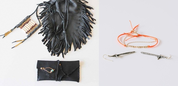 Retiazky, náramky z kože s strapcami alebo v jasných farbách boho-chic-fashion-coachella-accessories-skin-suite-hansen