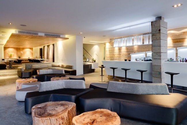 barová oblasť krytý lusk značkový hotel kapské mesto Dizajnový hotel s krytým barom v kapskom meste