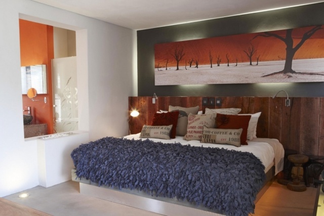 Hotelová spálňa sedem apartmánov v africkom štýle Butiková spálňa so siedmimi apartmánmi v africkom štýle