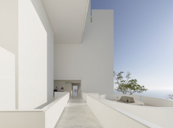 Dizajnový hotel encanto na bielej terase acapulco