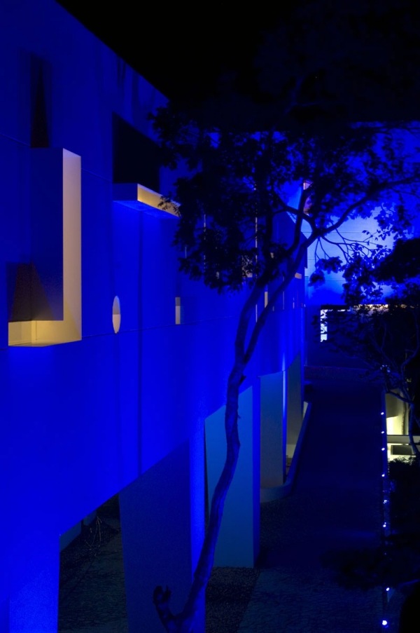 Dizajnový hotel encanto v geometrických tvaroch acapulca