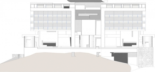 Dizajnový hotel encanto v prednej časti pôdorysu acapulca