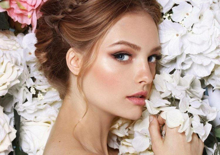 jemný svadobný make-up samozrejme svadobný make-up