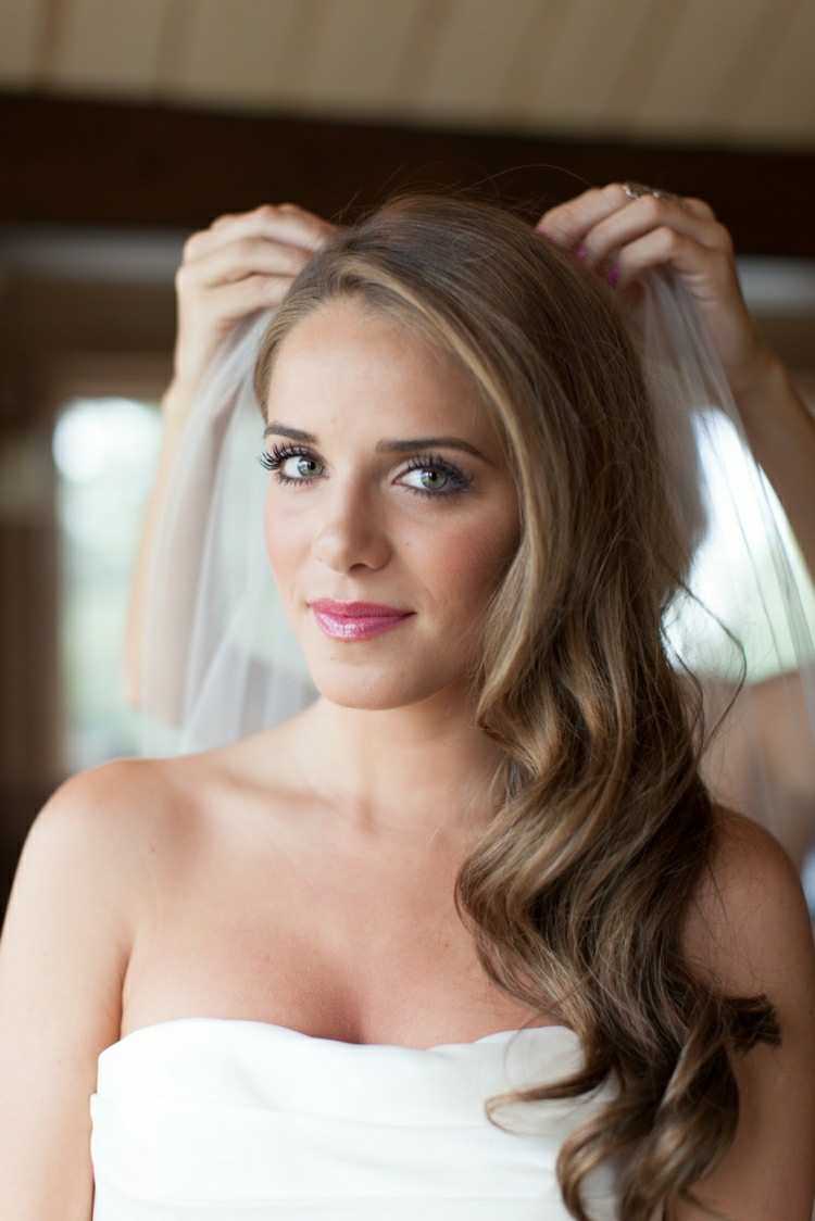 ružové pery riasy riasy kohl ceruzka svadobné líčenie