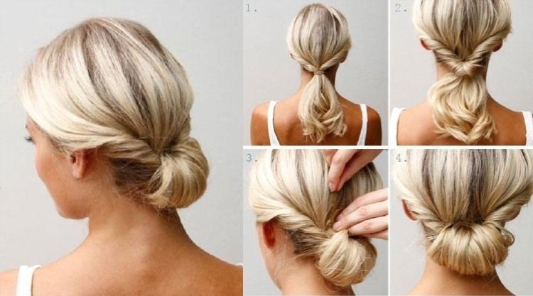 Jednoduché účesy sú vhodné na ozdobenie vencom z kvetov alebo iných kvetov svadobný účes-kvetinový-veniec-romantický-kvetinový-návod-ľahký-vrkoč-účes-urob si sám
