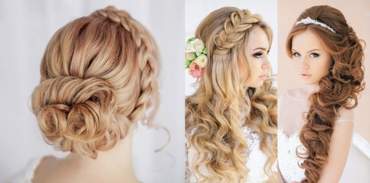 Cop môže slúžiť ako akcent svadobný účes-vrkoč-romantické-kučery-drdol-diadém-kvety