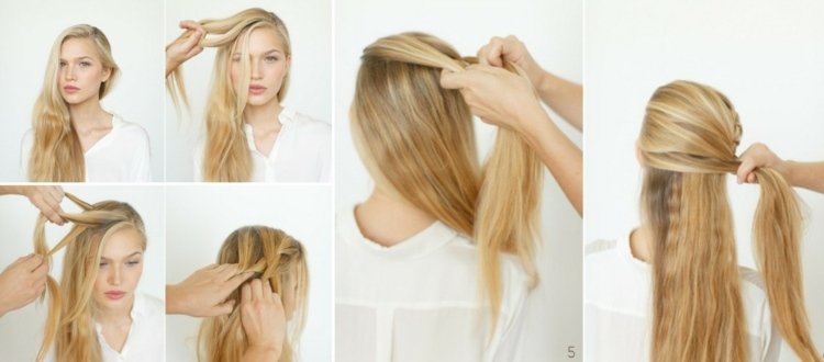 Začnite vrkoč od poníka svadobný účes-vrkoč-styling-návod-dlhé-vrkoče