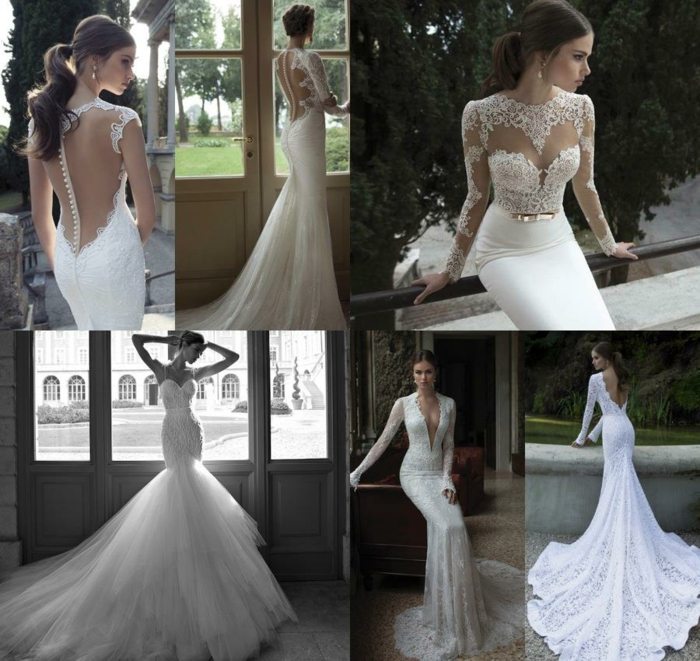 Svadobné šaty z kolekcie Berta Bridal na zimu 2014 Svadobné šaty-od-Berta-zdôrazňujúce postavu