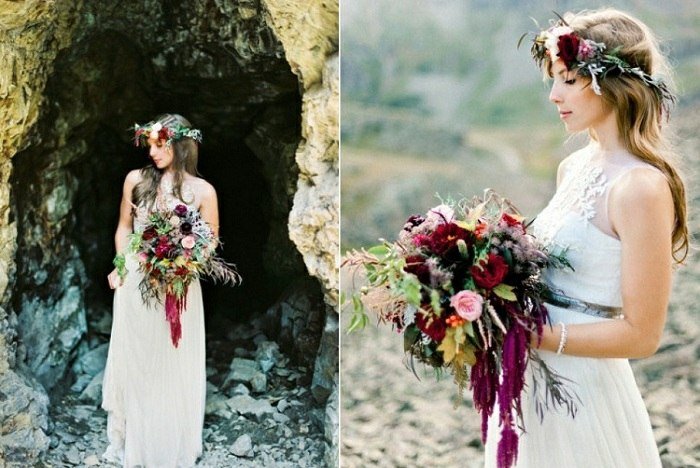 Dream svadobné nápady svadobná kytica slučka Svadobné nápady farby svadobnej kytice lukom