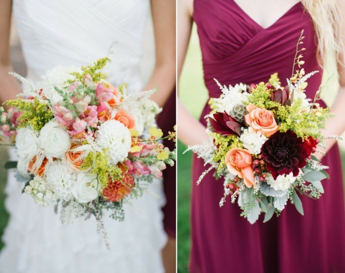 Svadobné nápady kytice svadobné Lande farebné svieže Myšlienky svadobná krajina vyzerajú svieže a farebné