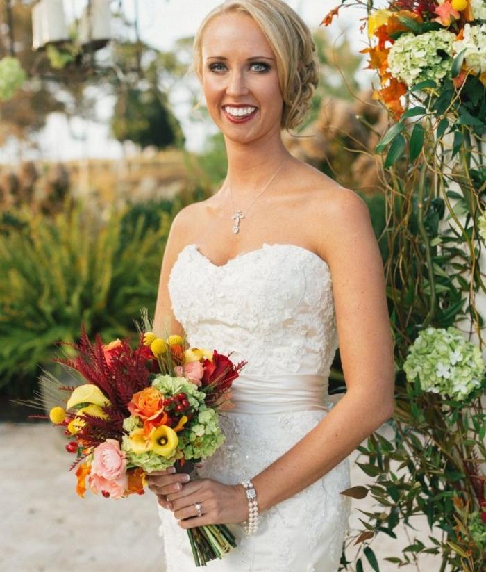 Svadobné kytice usporiadať nápady aranžovať nápady svadobné rezané kvety