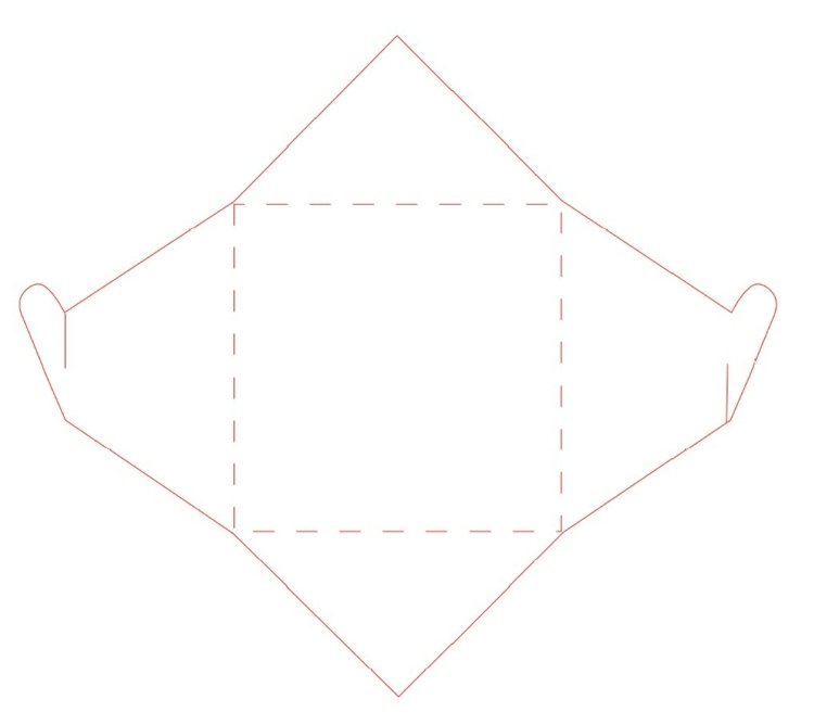 Vytvorte si šablónu na obálku háčik so srdiečkom-originál-jednoduché-urob si sám