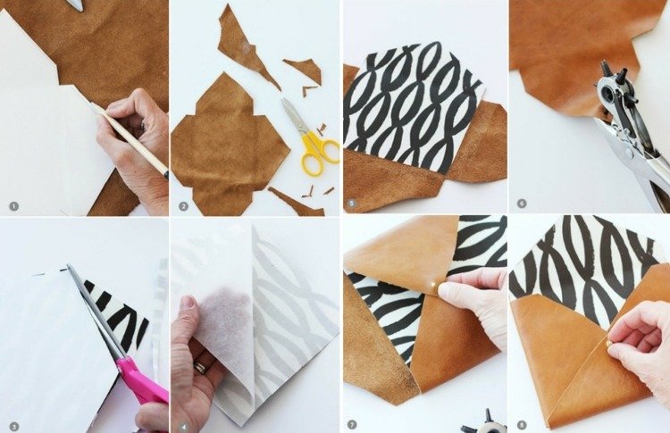 obálka-drotár-koža-návod-nit-tkanina-originál