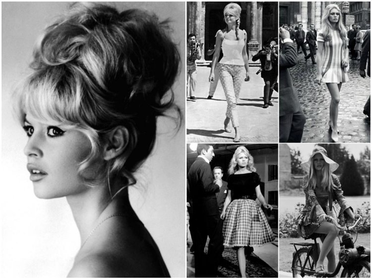 Brigitte Bardot nápady na účes, 60. roky