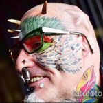 Fotografija Čovjek -papiga (Tattoo čovjek -papagaj) (značenje) - primjer crteža - 007