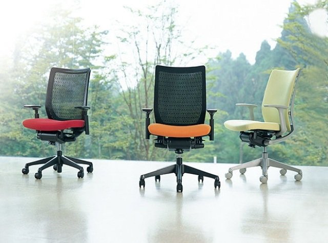 Kancelárske nápady dizajn kresla Modern-Visconte Okamura Farby sedadiel Nápady na kanceláriu Návrh kresla Modern-Visconte Okamura