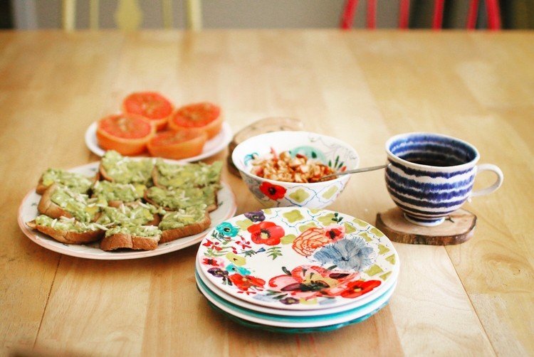 Brunch plánovací riad Vianočné dekorácie na stôl