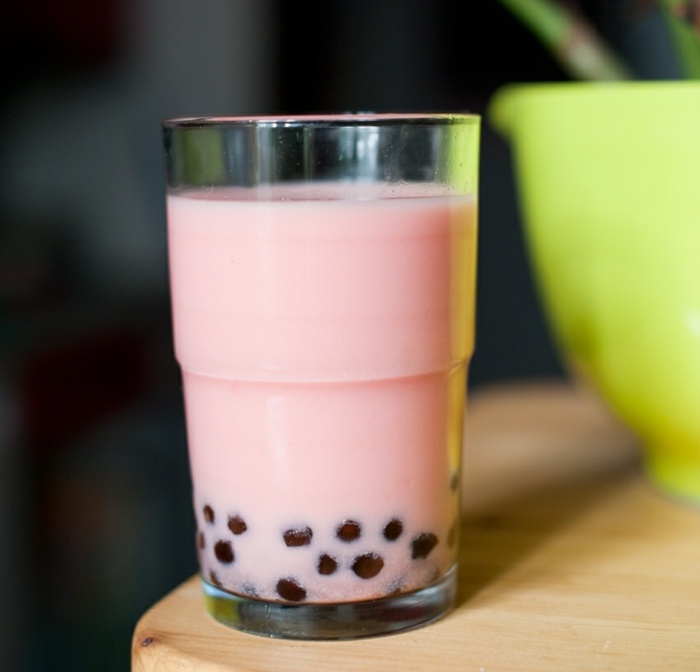 Tapiokové perly ovocný bublinkový čaj