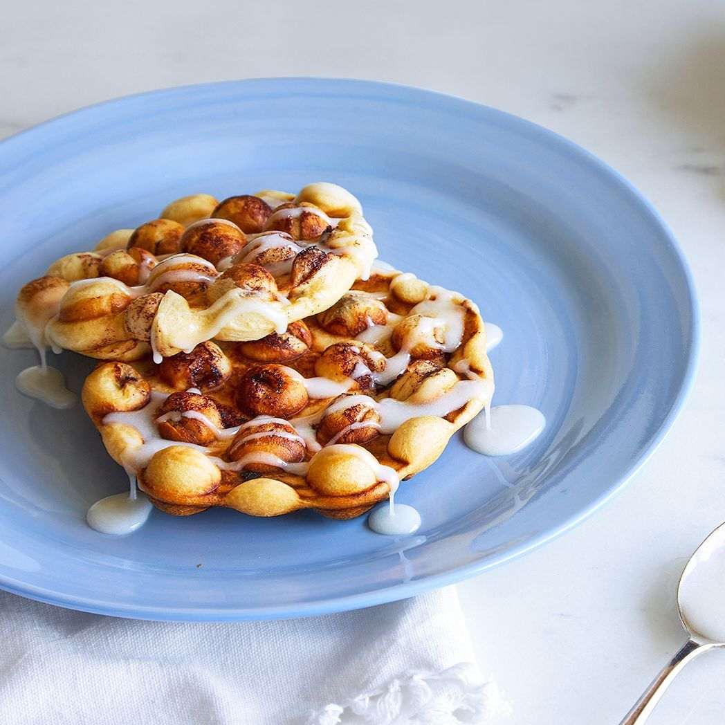 Bublinkové vafle Nápady na recept na škoricové rolky