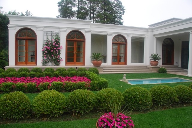 zimostrázové rastliny nápady na dizajn tipy záhrada vonku