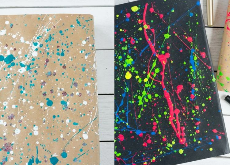 Na papierovej obálke vytvorte akrylové farby