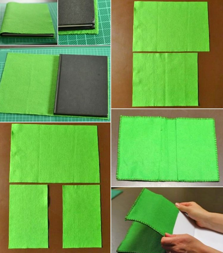 Jednoduchý a roztomilý nápad na plstenú obálku