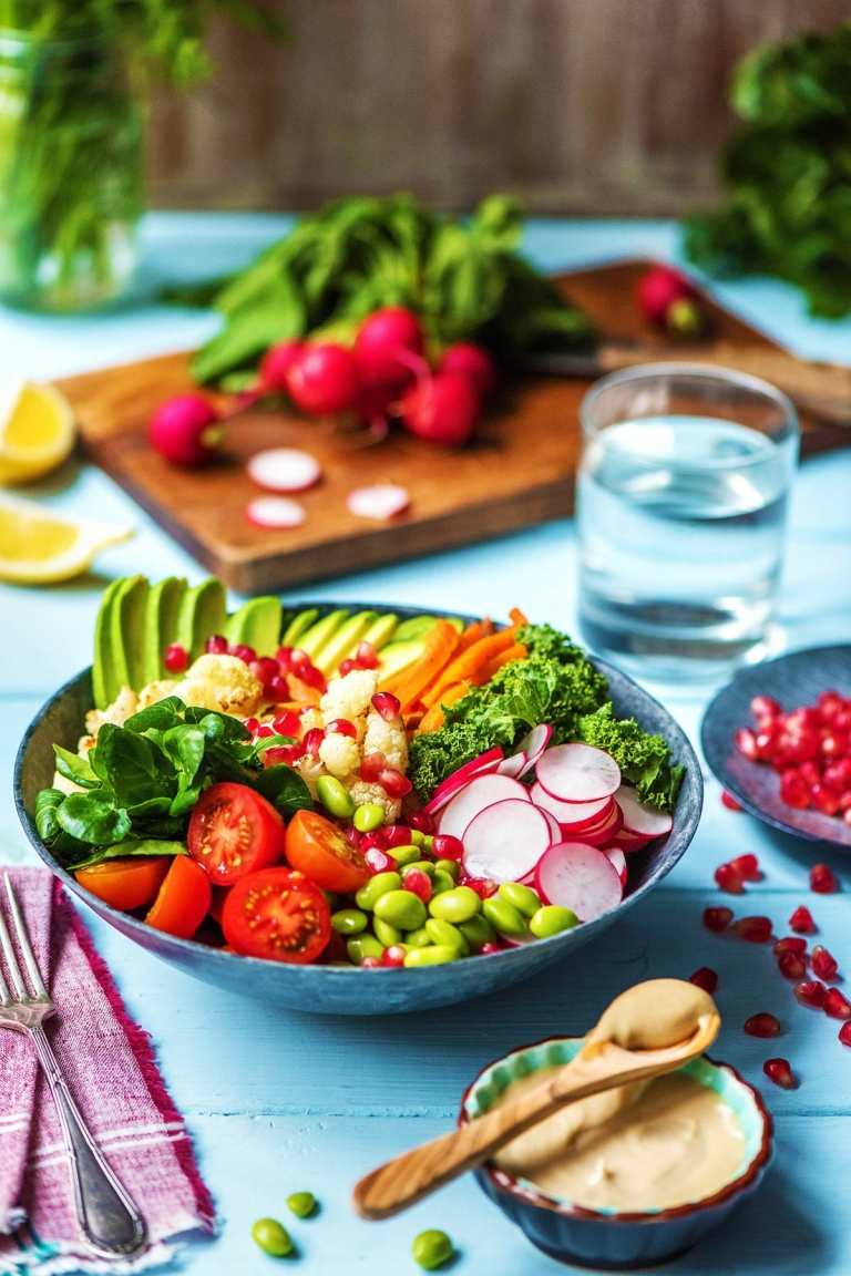 Recept na Budhovu misku s mäsom aj bez neho a so zeleninou alebo ovocím