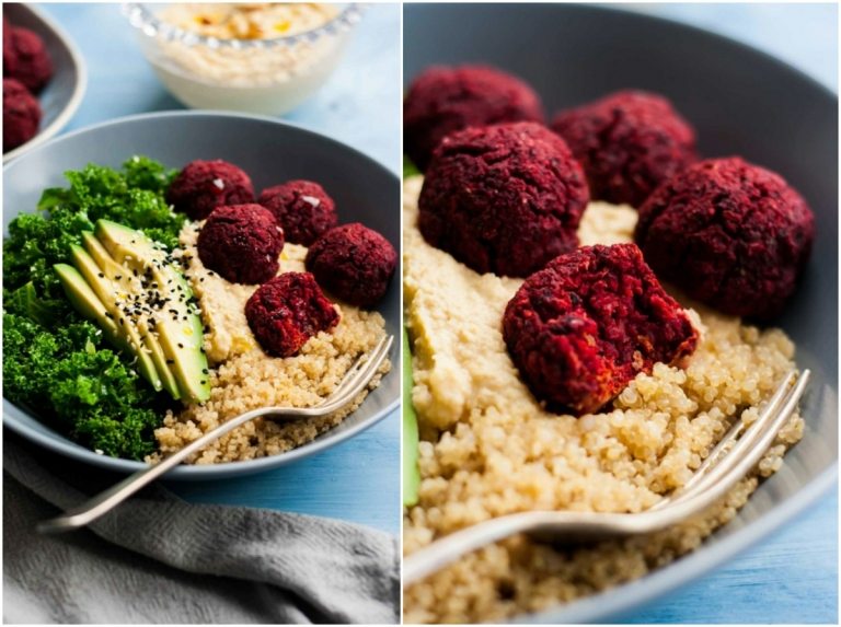 Upečte červené cícerové guľky a cviklu ako ozdobu