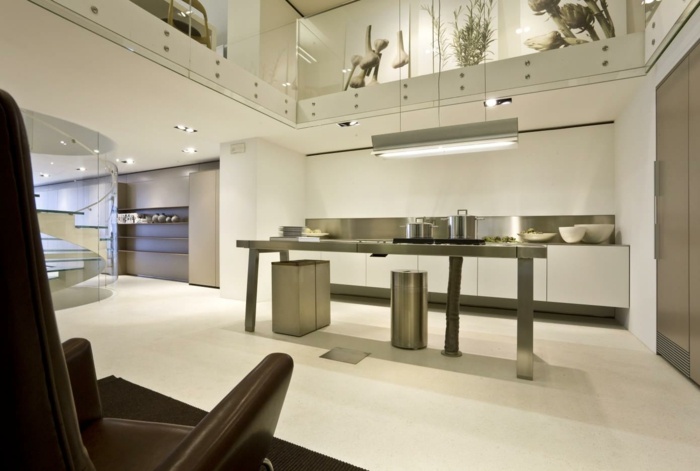 Kuchynský nerezový povrch Bulthaup B2