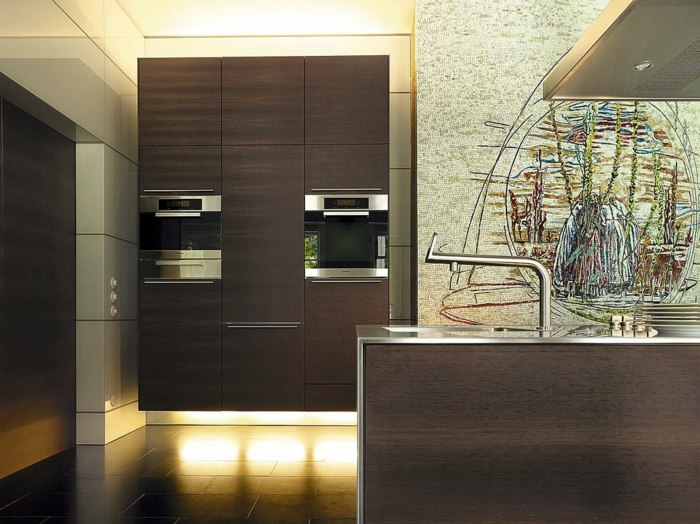 Obývací priestor-kuchyňa-dlažba vo vzhľade drevo