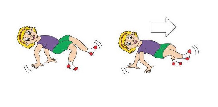 Cvičenia na silné chrbtové svaly u detských krabov