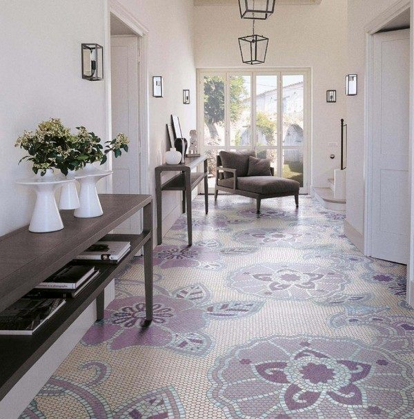 elegantný dizajn chodby - podlaha