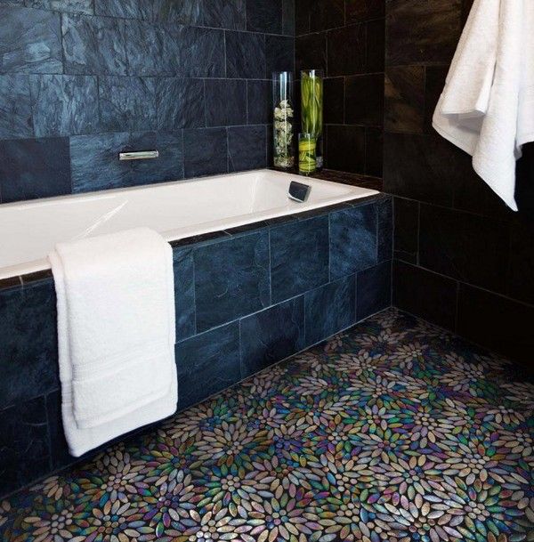 Podlaha minimalistická kúpeľňa