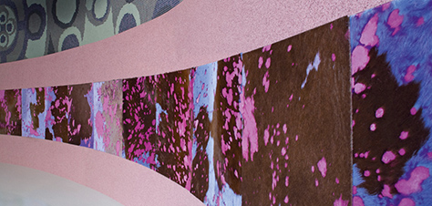 farebné kachličky z hovädzej kože z kolekcie rodeo obklady s hovädzou kožou rodeo kolekcia studioart