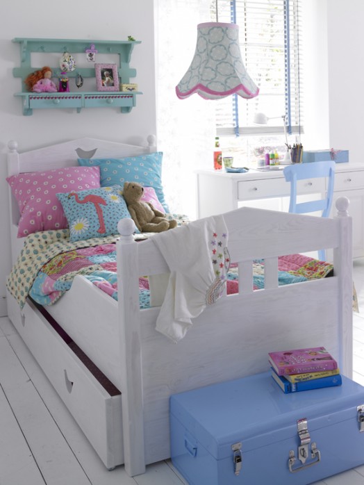 nápady na farebné dekorácie škôlkarky skladovacie hračky