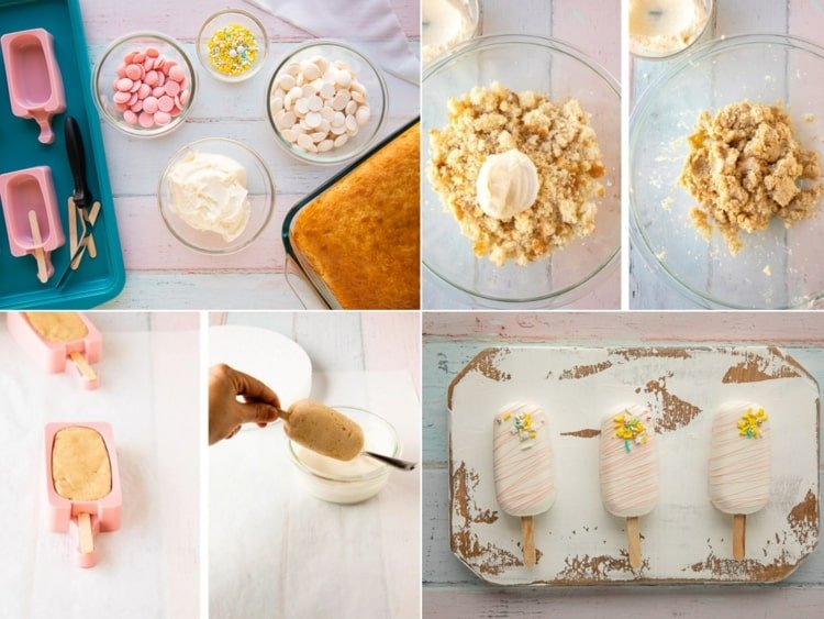 Cakesicles recept na namáčanie v čokoláde