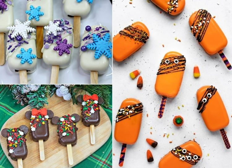 Dekorácia do koláčov na Vianoce, Halloween a zimu