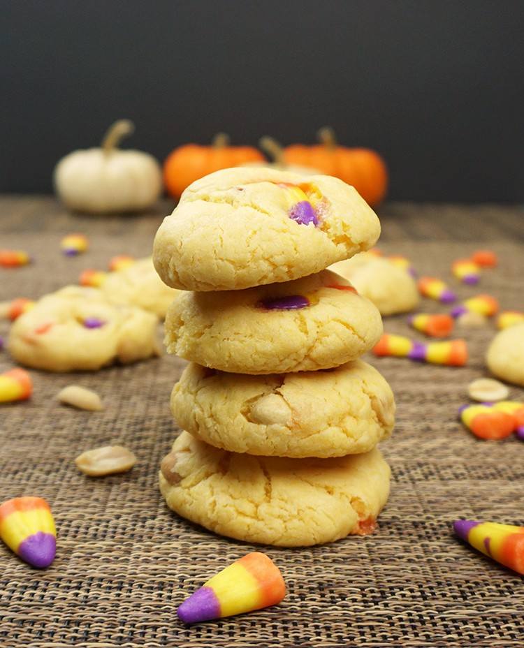 Halloween cookies Recepty na ľahké pečenie Recept na sušienky z cukrovej kukurice