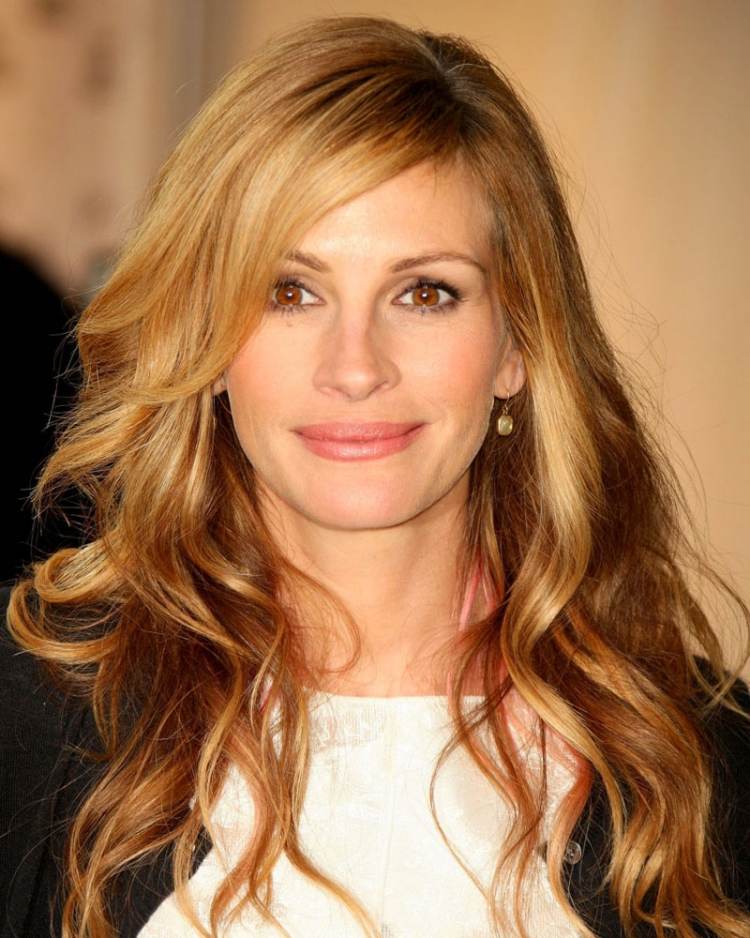 Medový blond odtieň pre farbu vlasov - Julia Roberts karamel-farba-vlasov-karamel-med-cupfer-julia-roberts