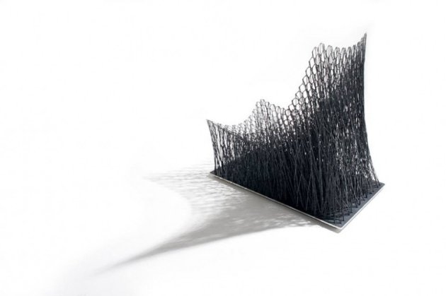 dizajn kresla z uhlíkových vlákien Luno IL Hoon-Roh juhokórejský dizajn