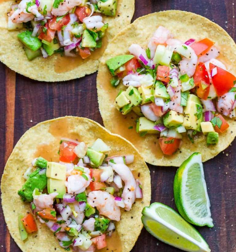 Pridajte recept na ceviche avokádovú tortillu