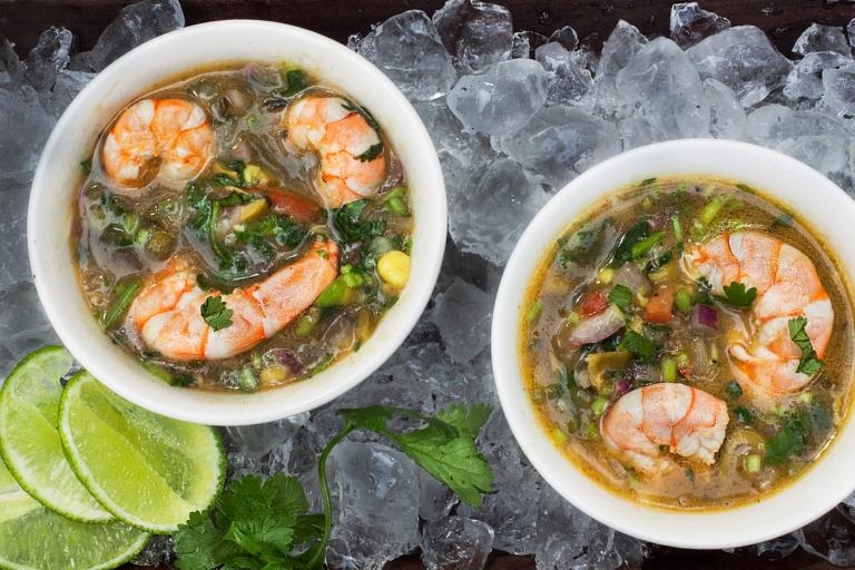 Recept na Ceviche limetková šťava polievka chladné leto