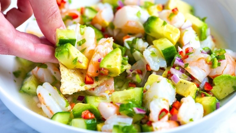 Ceviche recept predjedlo tortilla slúžiť nápady
