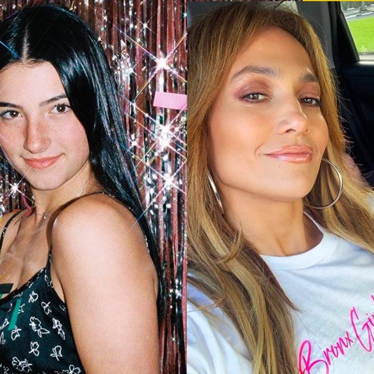 Charli D'Amelio tancuje s Jennifer Lopez počas Super Bowlu