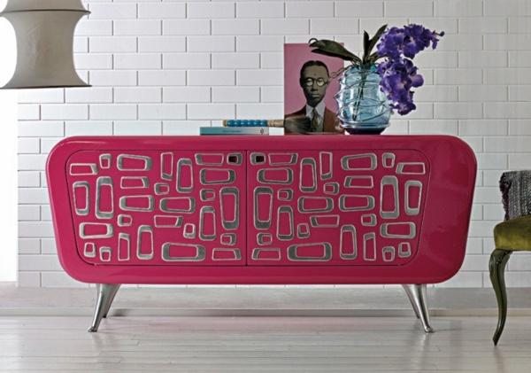 ultramoderná skriňa-ružová-spálňa