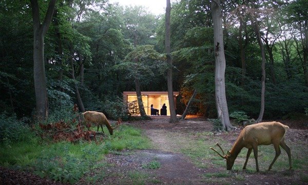 Montované panelové steny z lesného domu