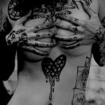 Fekete -fehér tetoválás fotója 2018.08.08. №200 - fekete -fehér tetoválás -